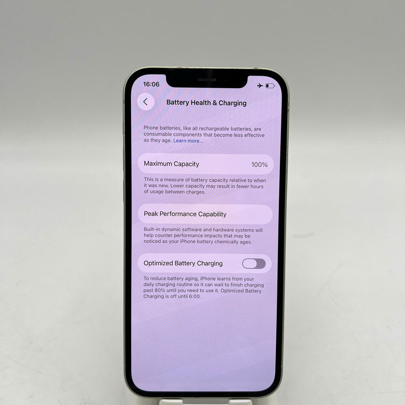 iPhone 12 256GB Xanh Lá 98% pin 100% Máy đã trả hết tiền mạng dùng như Quốc tế Apple (Đã thay pin, đốm 1x) - HH5577