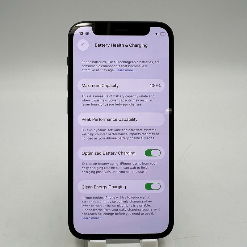 iPhone 12 Mini 128GB Đen 98% pin 100% Quốc tế từ SB (Không dùng sim SB - Đã thay pin, xước sơn viền) - HH9949