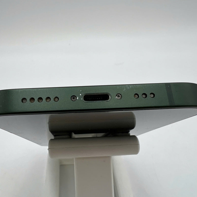 iPhone 13 128GB Xanh Lá 98% pin 100% Quốc tế từ AU (Không dùng sim AU - Đã thay pin, móp viền) - HH0033