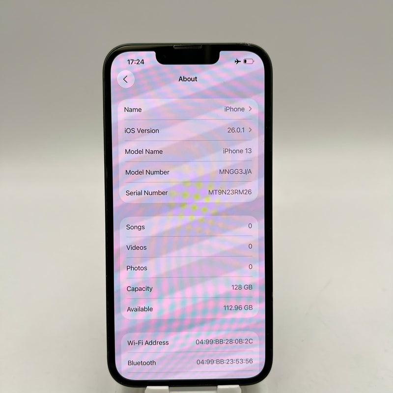 iPhone 13 128GB Xanh Lá 98% pin 100% Quốc tế từ AU (Không dùng sim AU - Đã thay pin, móp viền) - HH0033