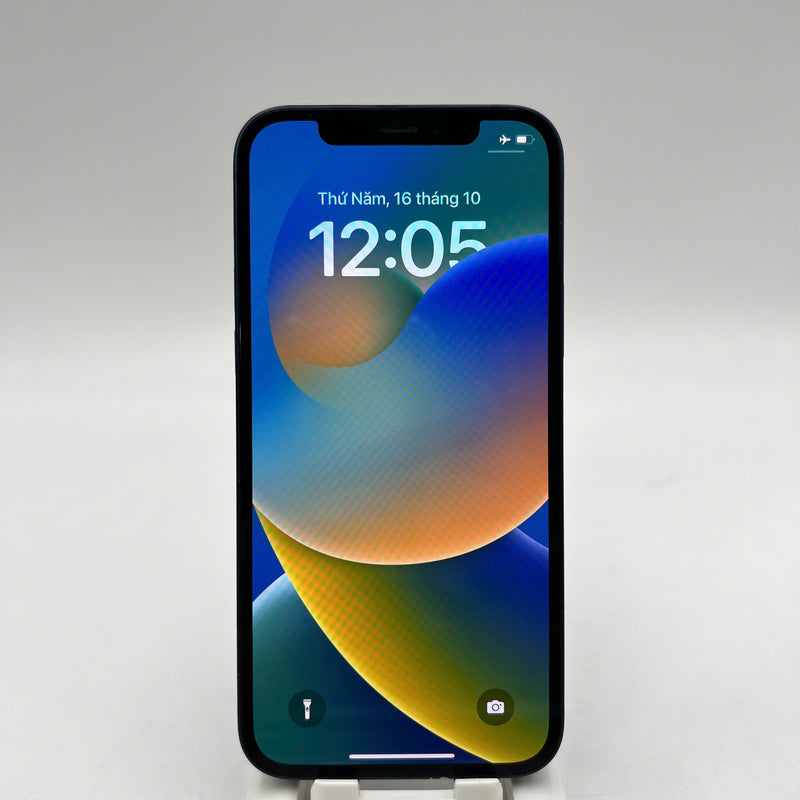 iPhone 12 128GB Xanh dương 98% pin 100% Máy đã trả hết tiền mạng dùng như Quốc tế Apple (Đã thay pin, viền xước) - HH8661
