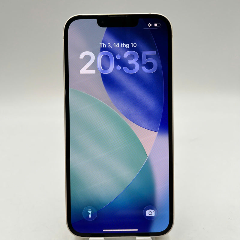 iPhone 14 256GB Trắng 98% pin 100% Quốc tế từ DCM (Không dùng sim DCM - Đã thay pin, màn xước, xước viền) - HH8852