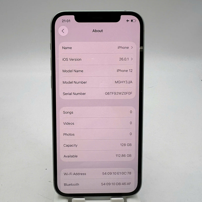 iPhone 12 128GB Xanh Lá 98% pin 100% Máy đã trả hết tiền mạng dùng như Quốc tế Apple (Đã thay pin, màn xước) - HH1937