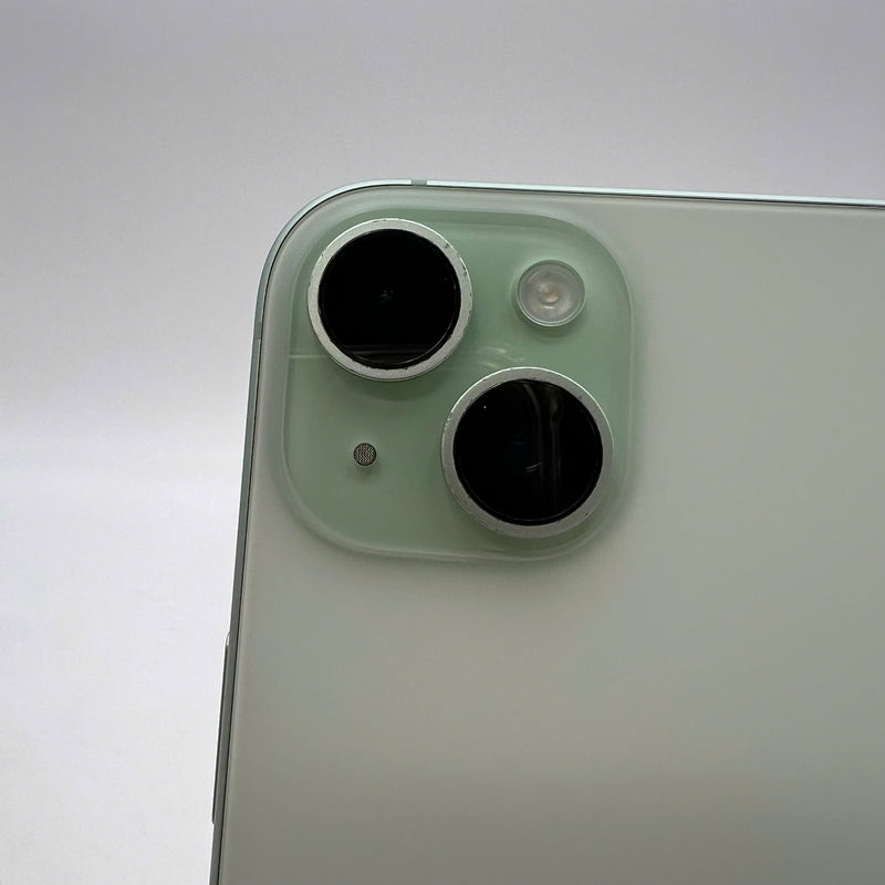 iPhone 15 128GB Xanh Lá 98% pin 100% Quốc tế Apple (Đã thay pin, xước viền cam) - HH4568
