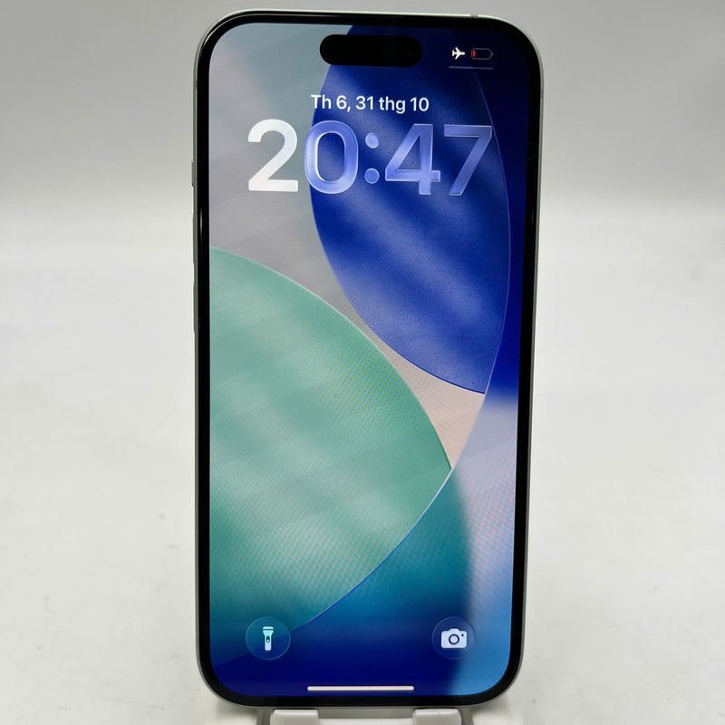 iPhone 15 128GB Xanh Lá 98% pin 100% Quốc tế Apple (Đã thay pin, xước viền cam) - HH4568