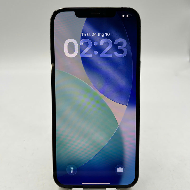 iPhone 12 Pro Max 256GB Đen 98% pin 100% Máy đã trả hết tiền mạng dùng như Quốc tế Apple (Đã thay pin, đốm 2.5x) - HH7968