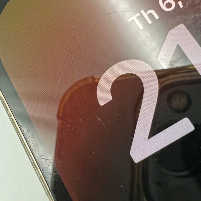 iPhone 14 Pro 256GB Vàng 98% pin 100% Quốc tế từ AU (Không dùng sim AU - Đã thay pin, đốm 0.5x/3x, màn xước, viền xước, viền cam xước) - HH3343