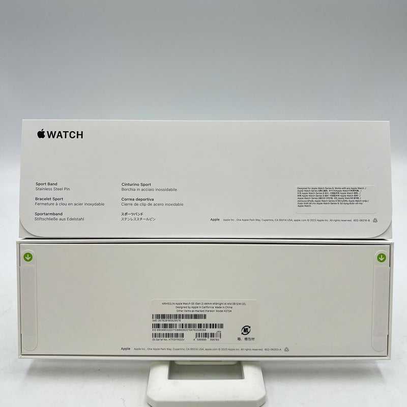 Apple watch SE2 44mm 4G + GPS Midnight Aluminum Case / Midnight Sport Band Nguyên Hộp Từ Au