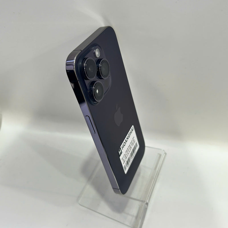 iPhone 14 Pro 256GB Tím 98% pin 100% Quốc Tế Apple (màn xước,viền xước, đốm 0,5x/3x,ĐTP) - HH5001