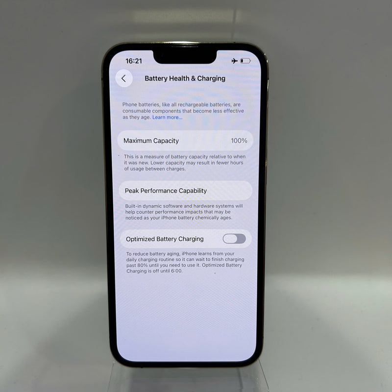iPhone 13 Pro 128GB Vàng 98% pin 100% Máy đã trả hết tiền mạng dùng như Quốc tế Apple (đốm 3x,màn xước,ĐTP) - HH3498