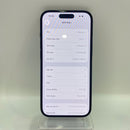 iPhone 15 128GB Đen 98% pin 100% Quốc Tế Apple (màn xước, đã thay pin) - HH8797