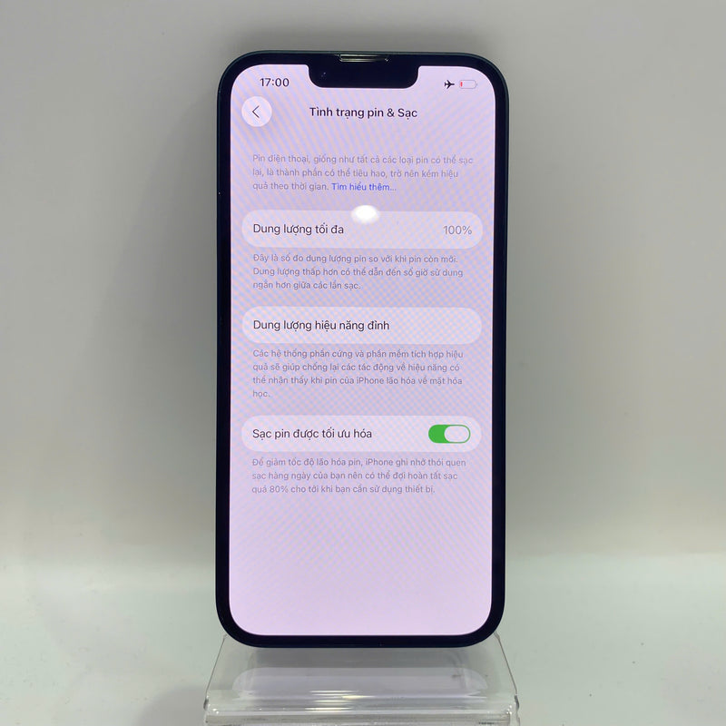 iPhone 14 256GB Đen 98% pin 100% Quốc Tế Apple (Đã thay pin) - HH1116