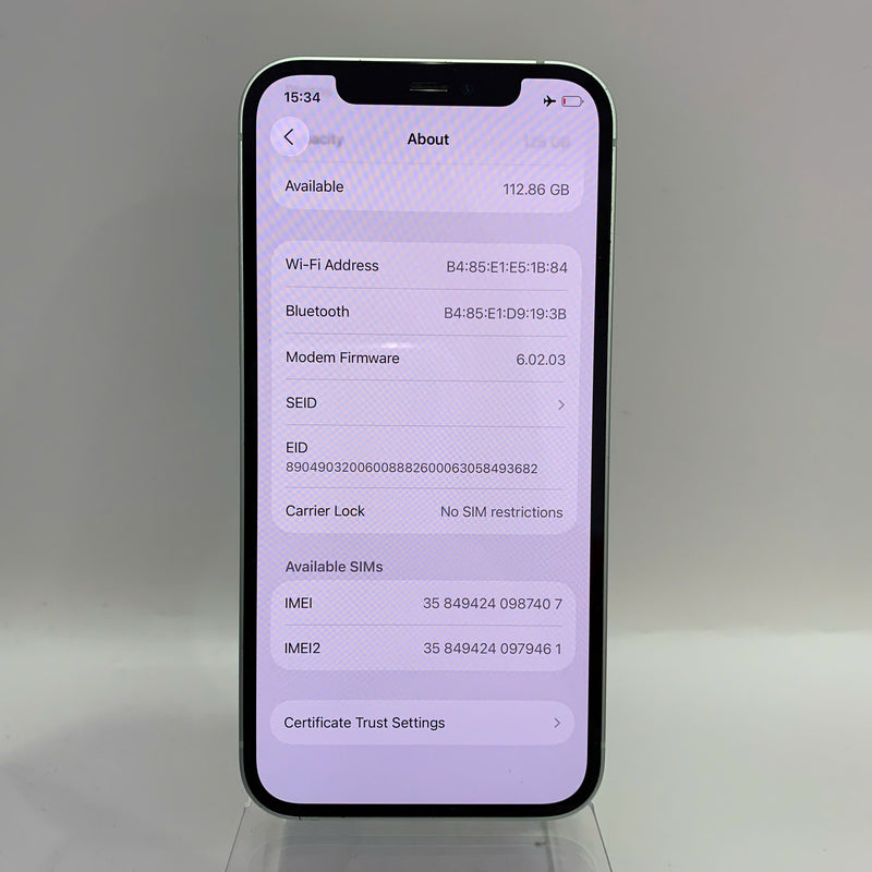 iPhone 12 128GB Xanh Lá 98% pin 100% Máy đã trả hết tiền mạng dùng như Quốc tế Apple (sứt viền, ĐTP) - HH7407