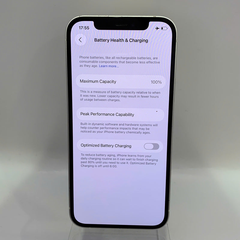 iPhone 12 128GB Trắng 98% pin 100% Quốc tế từ AU (Không dùng sim AU - xước viền,ĐTP) - HH5523