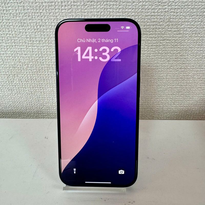 iPhone 15 Pro 128GB Xanh Dương 98% pin 88% Máy đã trả hết tiền mạng dùng như Quốc tế Apple (Xước dăm màn) - HH1047