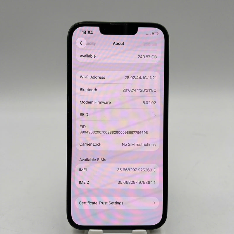 iPhone 13 256GB Xanh Lá 98% pin 100% Máy đã trả hết tiền mạng dùng như Quốc tế Apple (Đã thay pin, màn xước, viền xước) - HH2603