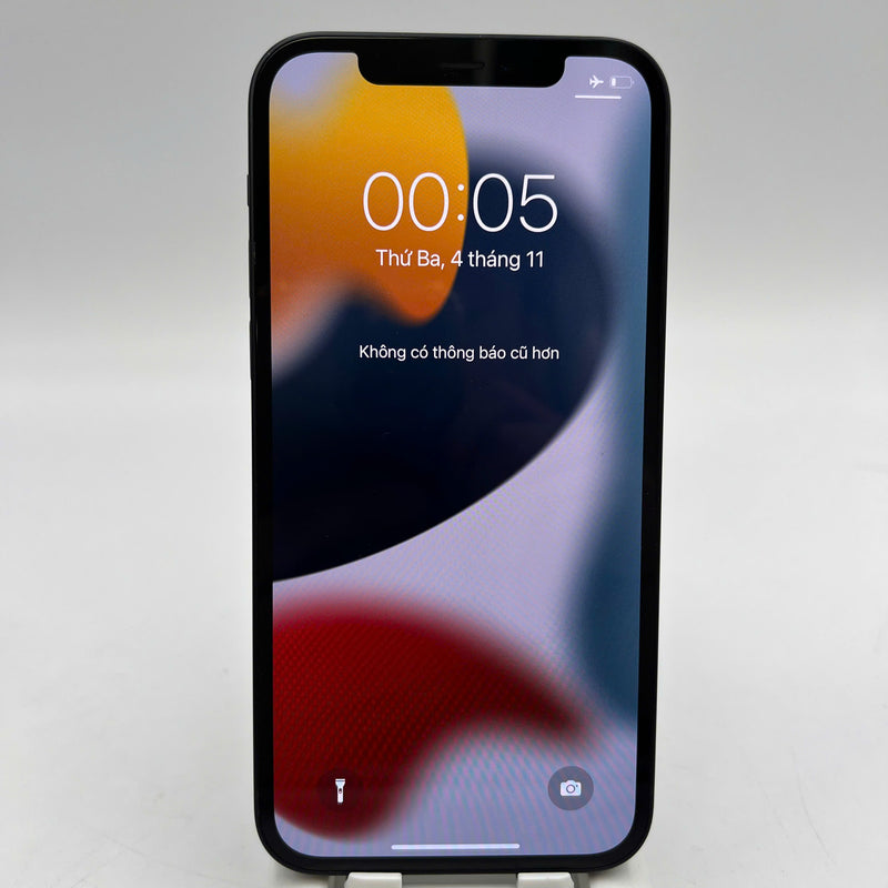 iPhone 12 64GB Đen 98% pin 93% Máy đã trả hết tiền mạng dùng như Quốc tế Apple (xước viền, xước viền cam) - HH4518