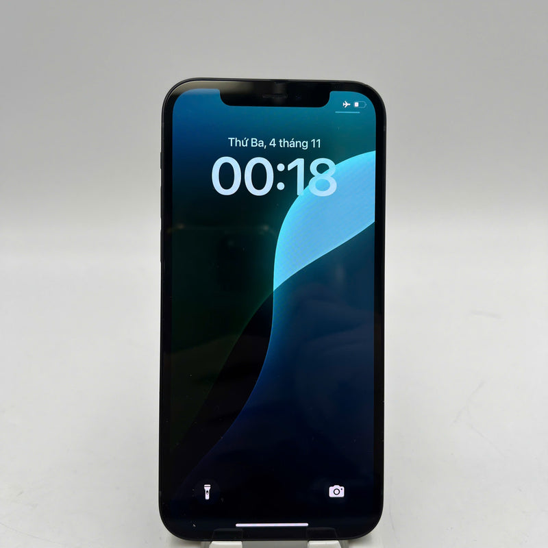 iPhone 12 64GB Đen 98% pin 88% Máy đã trả hết tiền mạng dùng như Quốc tế Apple - HH8076