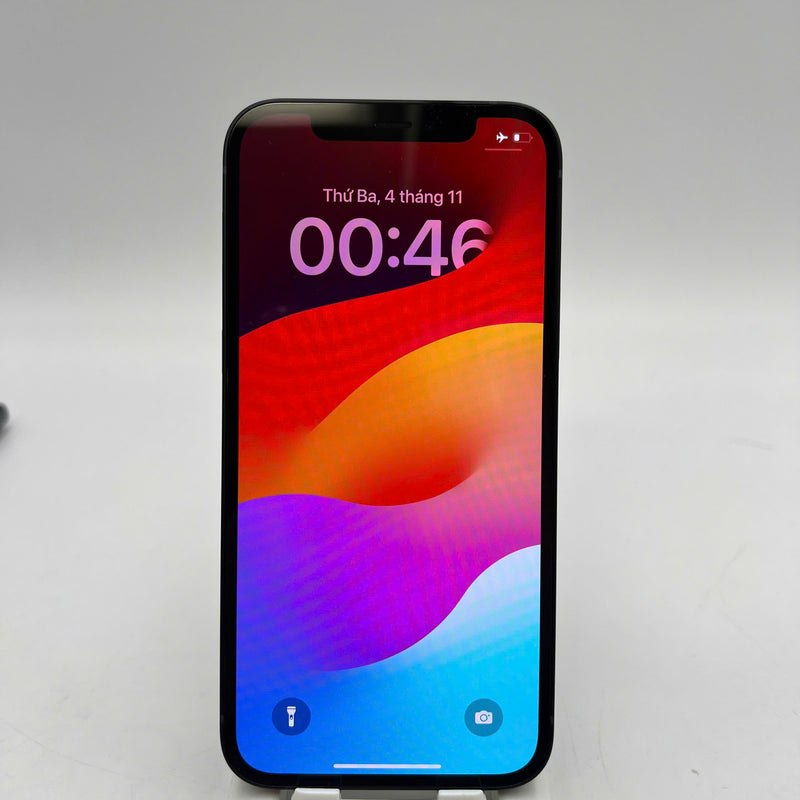 iPhone 12 64GB Đen 98% pin 87% Máy đã trả hết tiền mạng dùng như Quốc tế Apple - HH1059