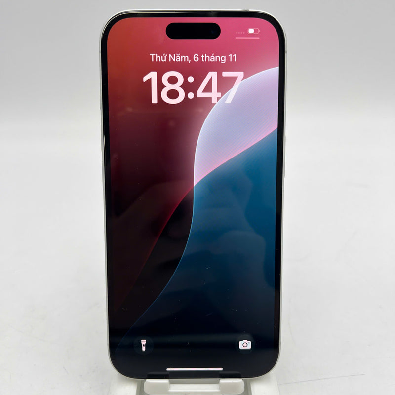 iPhone 16 256GB Trắng 98% pin 90% Quốc tế Apple (cam đốm tím, xước viền, xước màn) - HH7991