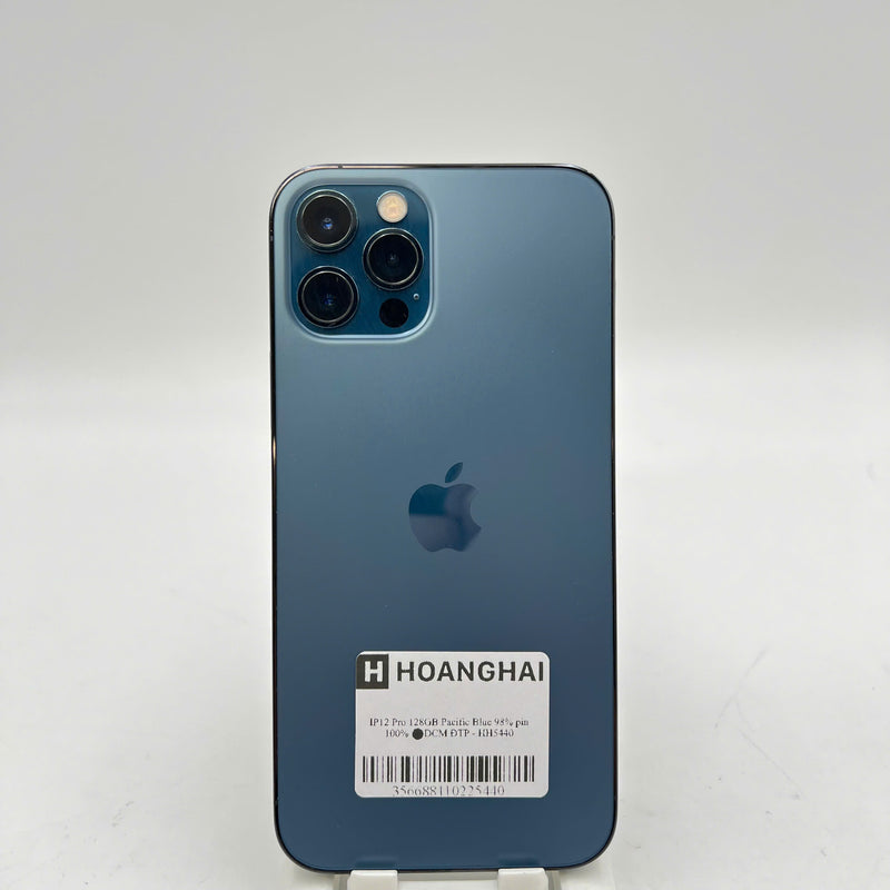 iPhone 12 Pro 128GB Xanh Dương 98% pin 100% Máy đã trả hết tiền mạng dùng như Quốc tế Apple (Đã thay pin) - HH5440