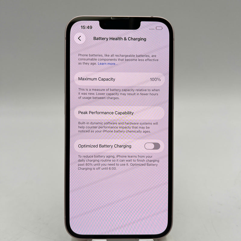 iPhone 13 128GB Hồng 98% pin 100% Quốc tế từ SB (Không dùng sim SB - Đã thay pin) - HH3071