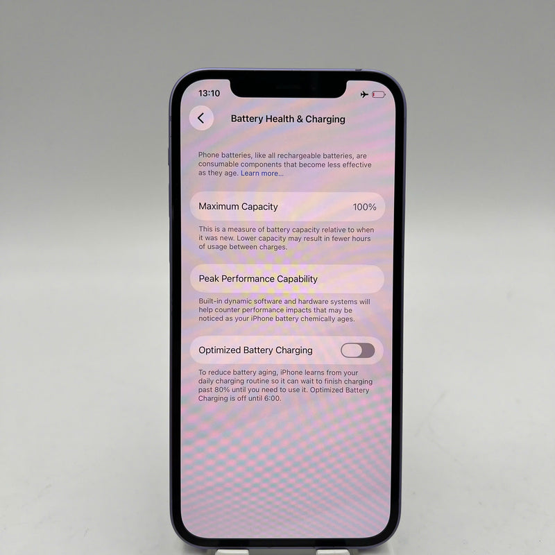 iPhone 12 128GB Tím 98% pin 100% Máy đã trả hết tiền mạng dùng như Quốc tế Apple (móp viền,xước viền,ĐTP) - HH7308