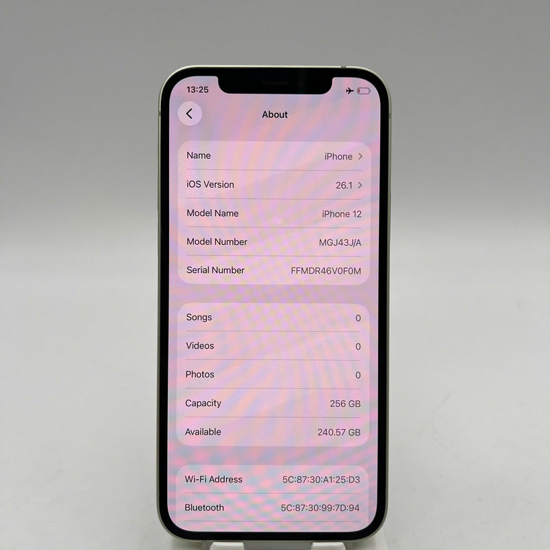 iPhone 12 256GB Xanh Lá 98% pin 100% Máy đã trả hết tiền mạng dùng như Quốc tế Apple (Đã thay pin) - HH4327