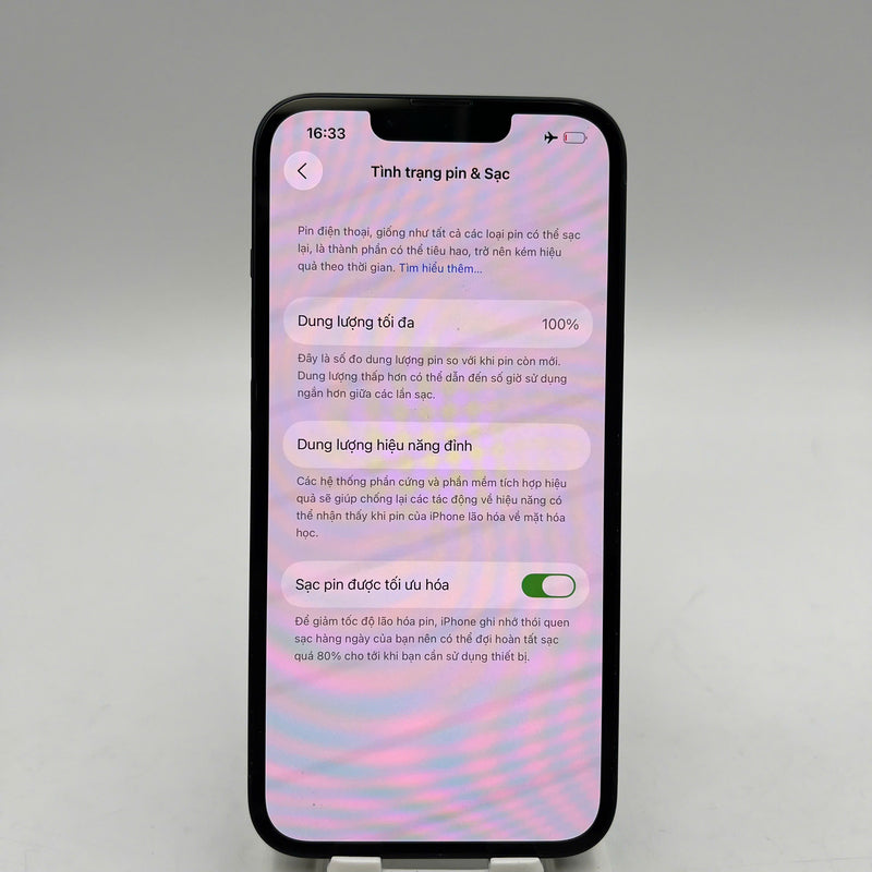 iPhone 14 128GB Đen 98% pin 100% Quốc tế từ AU (Không dùng sim AU - xước viền,ĐTP) - HH9388