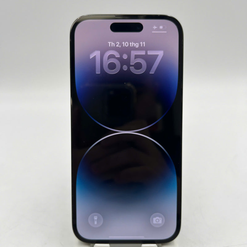 iPhone 14 Pro 256GB Đen 98% pin 100% Máy đã trả hết tiền mạng dùng như Quốc tế Apple (viền cam xước,đốm 0,5x/3x,ĐTP) - HH3020