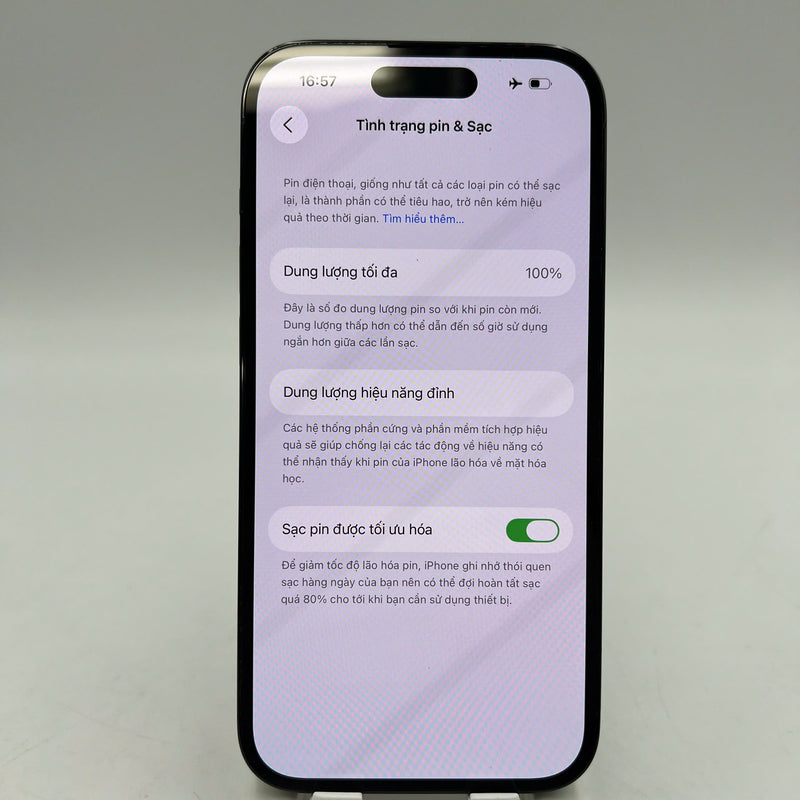 iPhone 14 Pro 256GB Đen 98% pin 100% Máy đã trả hết tiền mạng dùng như Quốc tế Apple (viền cam xước,đốm 0,5x/3x,ĐTP) - HH3020