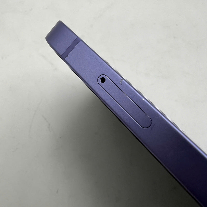 iPhone 12 128GB Tím 98% pin 100% Máy đã trả hết tiền mạng dùng như Quốc tế Apple (móp viền,xước viền,ĐTP) - HH7308