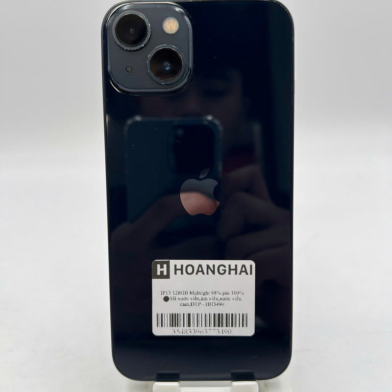 iPhone 13 128GB Đen 98% pin 100% Máy đã trả hết tiền mạng dùng như Quốc tế Apple (xước viền,ám viền,xước viền cam,ĐTP) - HH3490