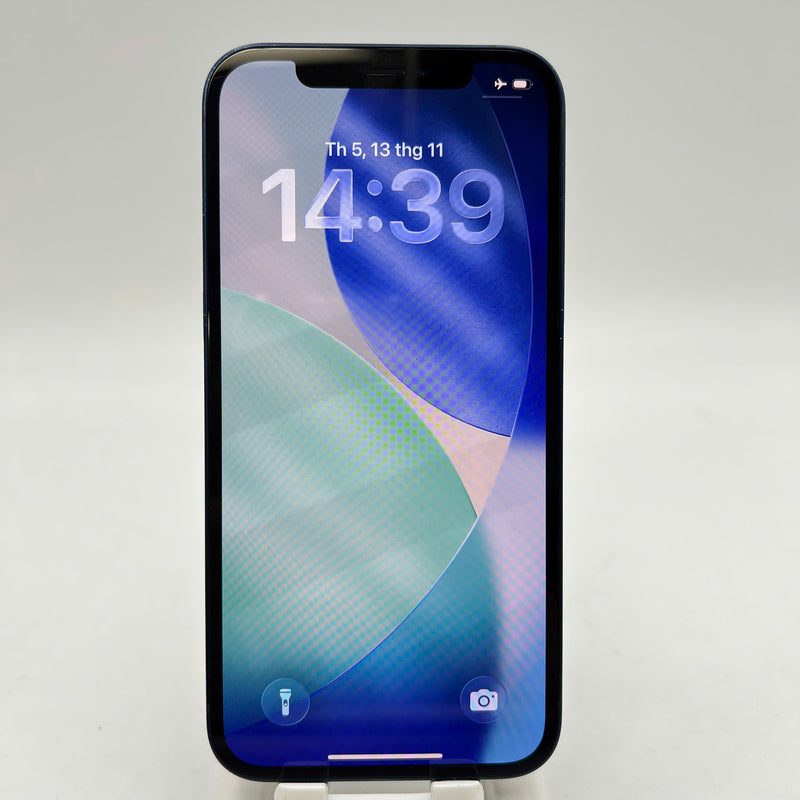 iPhone 12 128GB Xanh Dương 98% pin 100% Máy đã trả hết tiền mạng dùng như Quốc tế Apple (màn xước,viền xước,ĐTP) - HH7962