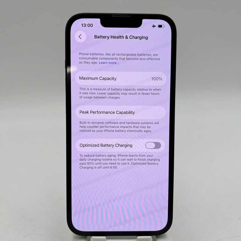 iPhone 13 128GB Đen 98% pin 100% Quốc tế từ AU (Không dùng sim AU - Đã thay pin, ám viền) - HH2955