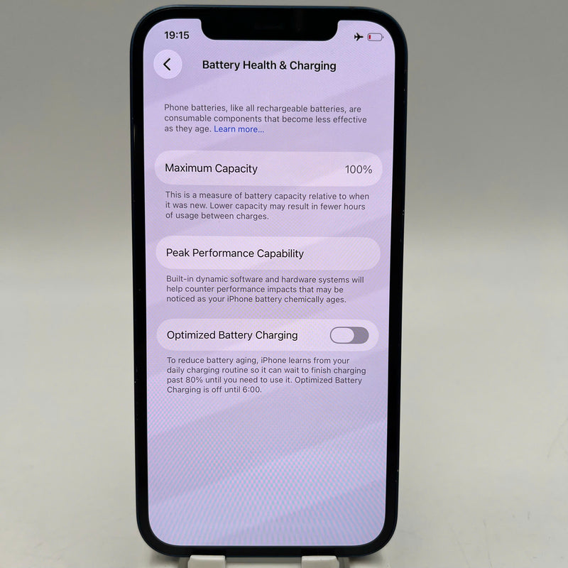 iPhone 12 256GB Xanh Dương 98% pin 100% Máy đã trả hết tiền mạng dùng như Quốc tế Apple (Đã thay pin, xước viền, xước viền cam) - HH9630