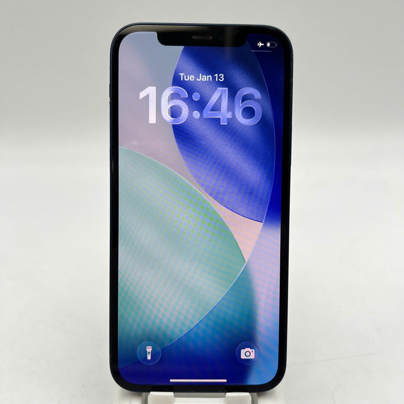 iPhone 12 256GB Xanh dương 98% pin 100% Máy đã trả hết tiền mạng dùng như Quốc tế Apple (Đã thay pin, viền xước, viền cam xước) - HH7444