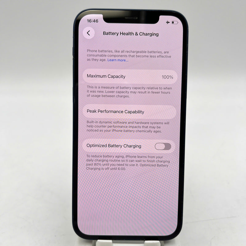 iPhone 12 256GB Xanh dương 98% pin 100% Máy đã trả hết tiền mạng dùng như Quốc tế Apple (Đã thay pin, viền xước, viền cam xước) - HH7444