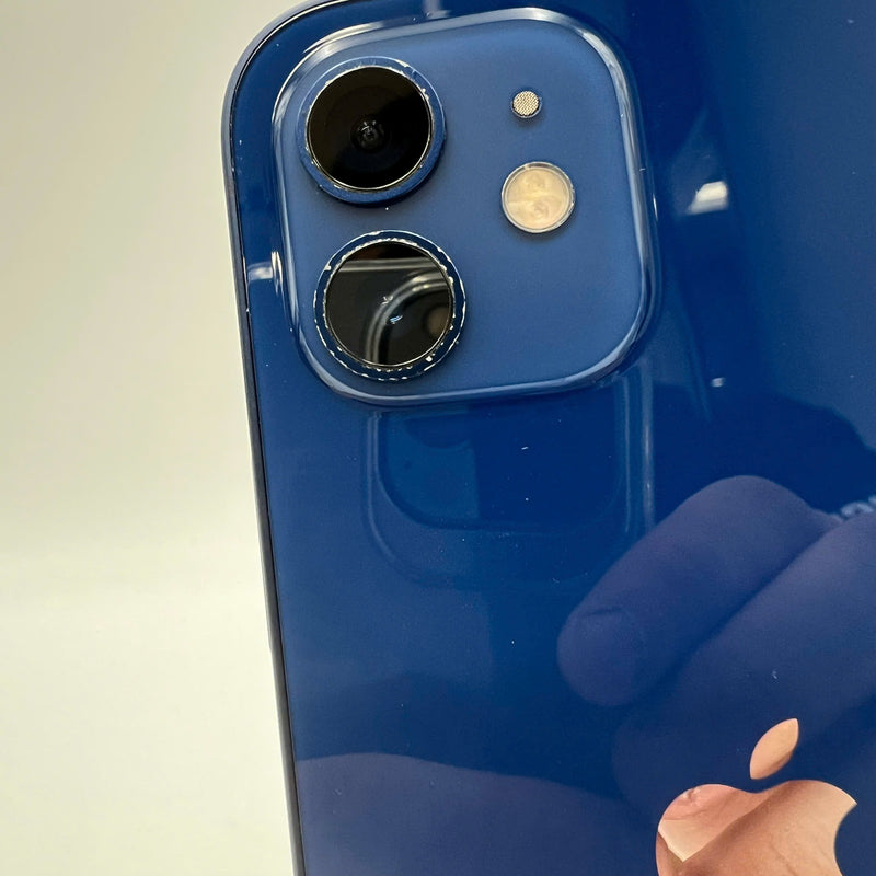 iPhone 12 256GB Xanh dương 98% pin 100% Máy đã trả hết tiền mạng dùng như Quốc tế Apple (Đã thay pin, viền xước, viền cam xước) - HH7444