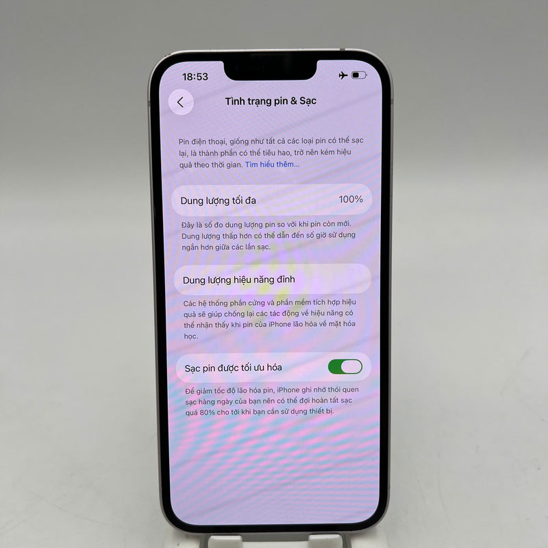 iPhone 14 256GB Tím 98% pin 100% Quốc tế từ AU (Không dùng sim AU - xước viền,xước viền cam,ĐTP) - HH4124