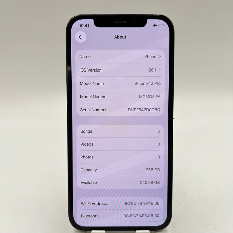 iPhone 12 Pro 256GB Xanh Dương 98% pin 100% Máy đã trả hết tiền mạng dùng như Quốc tế Apple (Đã thay pin, đốm 1x) - HH5198