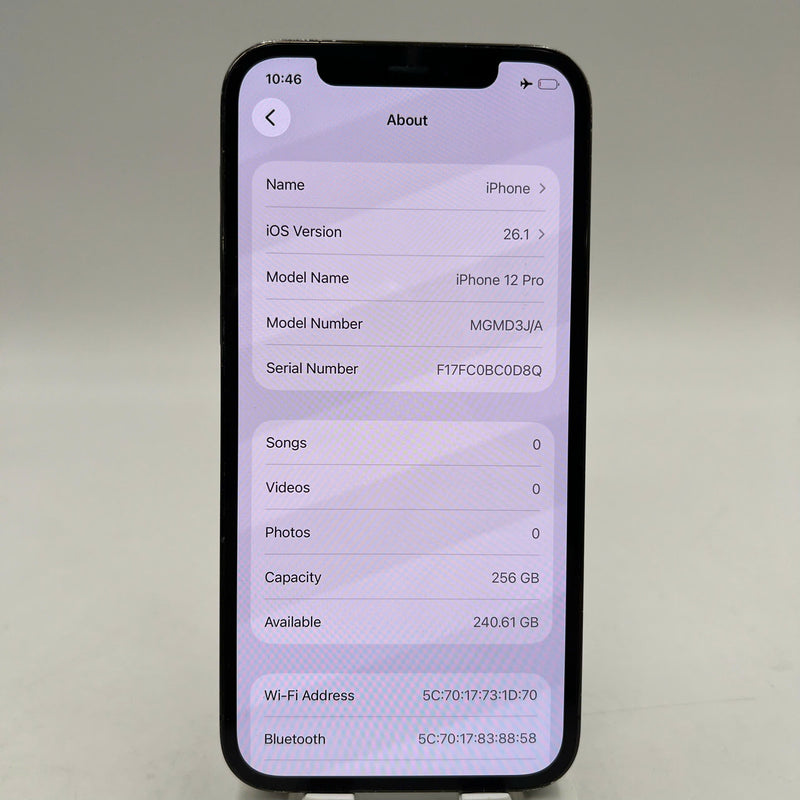 iPhone 12 Pro 256GB Xanh Dương 98% pin 100% Quốc tế Apple (Đã thay pin, đốm 1x, xước viền) - HH9005