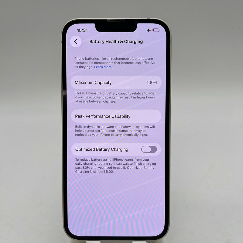 iPhone 13 128GB Trắng 98% pin 100% Quốc tế Apple (Đã thay pin, xước viền) - HH0055
