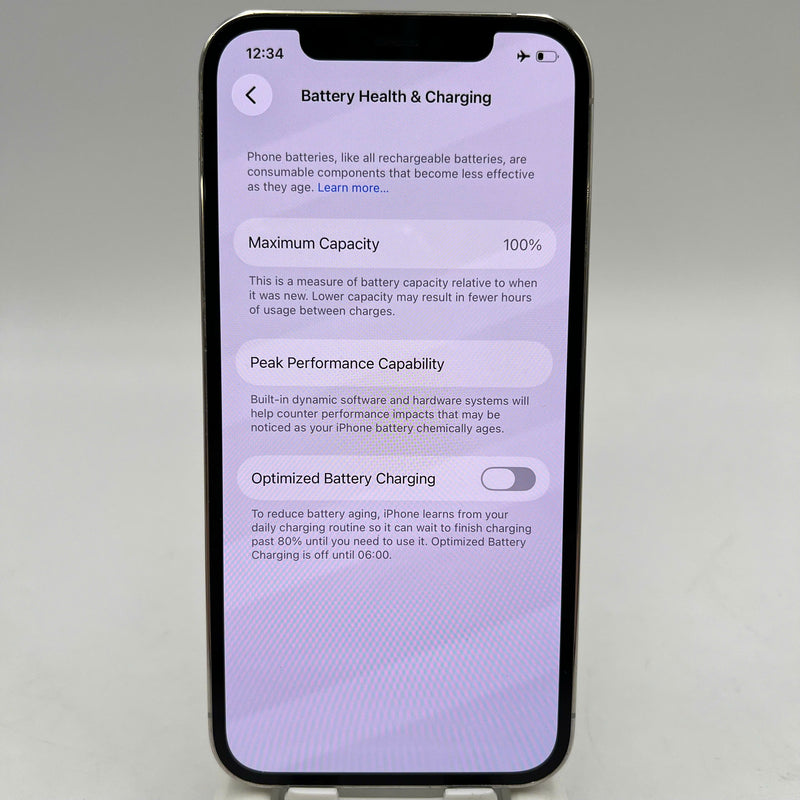 iPhone 12 Pro 256GB Trắng 98% pin 100% Máy đã trả hết tiền mạng dùng như Quốc tế Apple (xước viền,ĐTP) - HH3118
