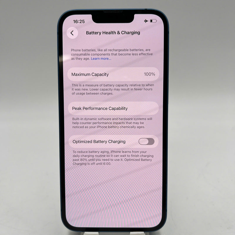 iPhone 13 128GB Xanh Dương 98% pin 100% Quốc tế từ SB (Không dùng sim SB - xước viền,xước viền cam,ĐTP) - HH0352