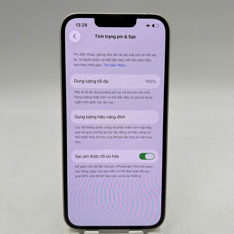 iPhone 14 256GB Trắng 98% pin 100% Quốc tế từ AU (Không dùng sim AU - Đã thay pin, màn viền xước, xước viền cam) - HH5659