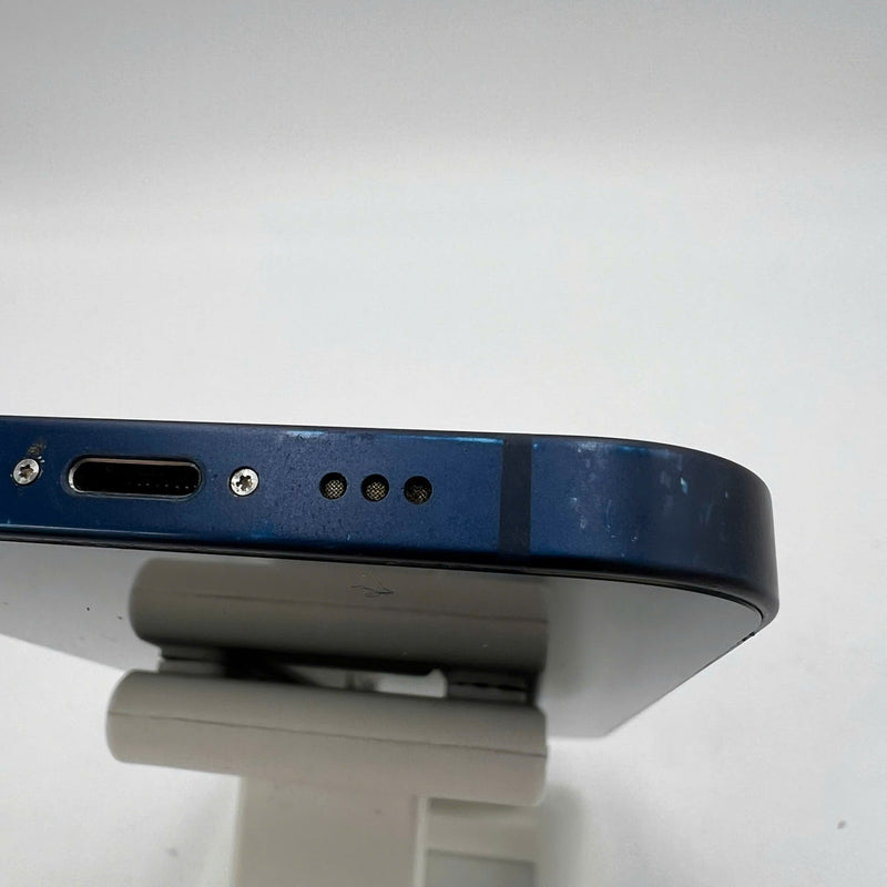 iPhone 12 128GB Xanh dương 98% pin 100% Máy đã trả hết tiền mạng dùng như Quốc tế Apple (Đã thay pin, xước viền cam, xước sơn viền) - HH5370