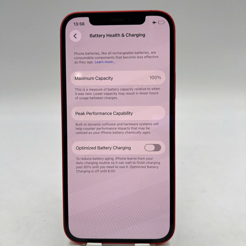 iPhone 12 128GB Đỏ 98% pin 100% Máy đã trả hết tiền mạng dùng như Quốc tế Apple (Đã thay pin) - HH8503