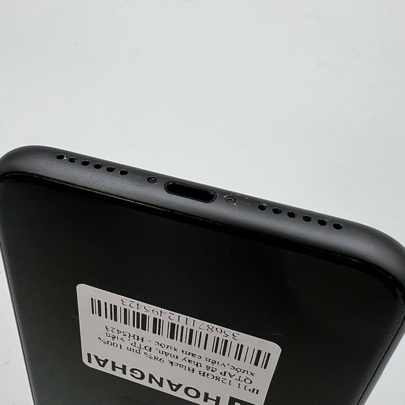 iPhone 11 128GB Đen 98% pin 100% Quốc tế Apple (Đã thay pin, đã thay màn, viền xước, viền cam xước) - HH5423
