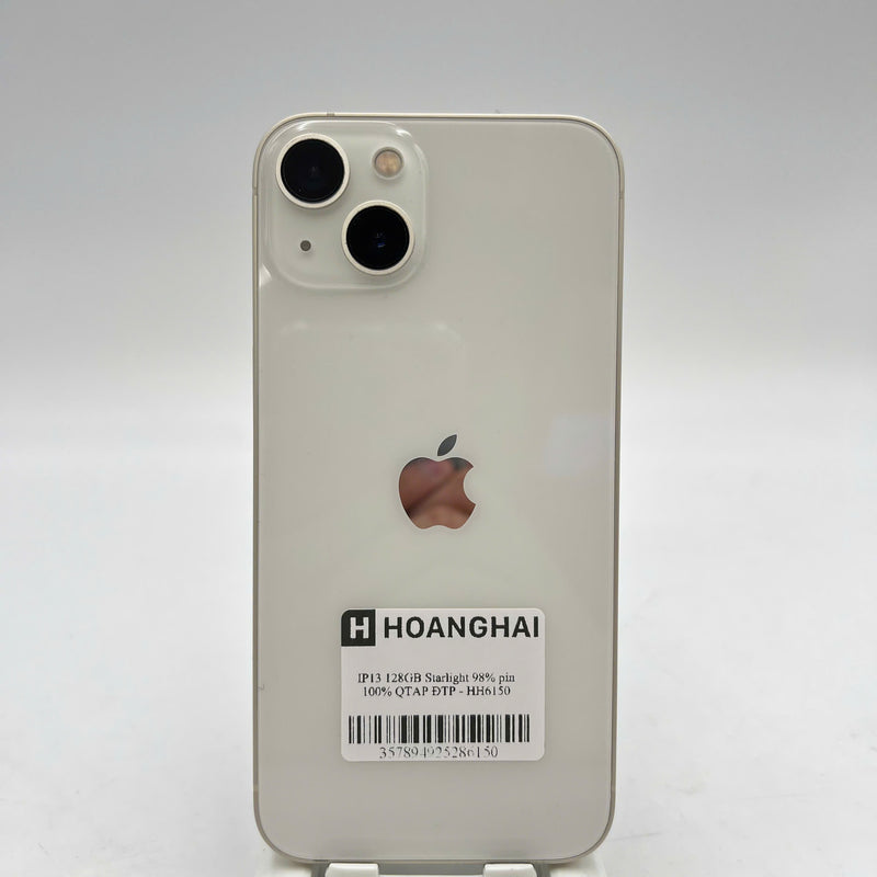 iPhone 13 128GB Trắng 98% pin 100% Quốc tế Apple (Đã thay pin) - HH6150